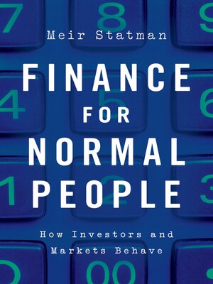 cover image of Finance for Normal People